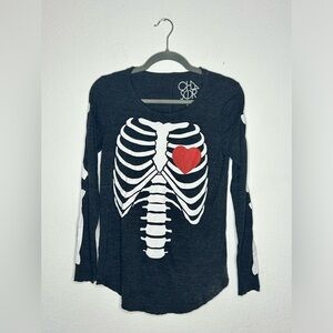 Chaser Gray Graphic Long Sleeve Tee